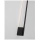 Aplice, corpuri de iluminat pentru pereti - Aplica de perete LED design liniar GROPIUS negru, L-90cm, H-7cm