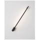 Aplice, corpuri de iluminat pentru pereti - Aplica de perete LED design liniar GROPIUS negru, L-60cm, H-9cm