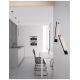 Aplice, corpuri de iluminat pentru pereti - Aplica de perete LED design liniar GROPIUS negru, L-60cm, H-7cm