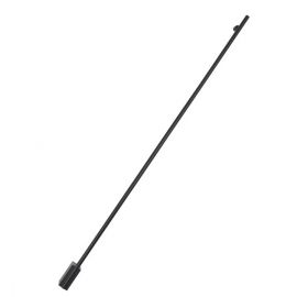 Aplice, corpuri de iluminat pentru pereti - Aplica de perete LED design liniar GROPIUS negru, L-120cm, H-9cm