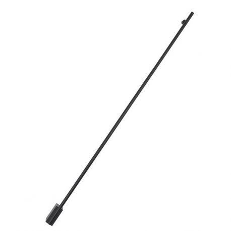 Aplice, corpuri de iluminat pentru pereti - Aplica de perete LED design liniar GROPIUS negru, L-120cm, H-9cm