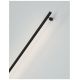 Aplice, corpuri de iluminat pentru pereti - Aplica de perete LED design liniar GROPIUS negru, L-120cm, H-9cm