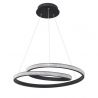 Lustra LED dimabila design elegant GRANIA negru