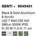 Aplice, corpuri de iluminat pentru pereti - Aplica LED design modern Genti