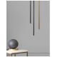 Pendule, Lustre suspendate - Pendul LED design liniar ELETTRA negru