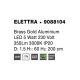 Pendule, Lustre suspendate - Pendul LED design liniar ELETTRA auriu