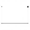 Lustra LED suspendata design liniar ELETTRA negru, L-120cm