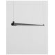 Pendule, Lustre suspendate - Lustra LED suspendata design liniar ELETTRA negru, L-120cm