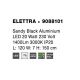 Pendule, Lustre suspendate - Lustra LED suspendata design liniar ELETTRA negru, L-120cm