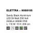 Pendule, Lustre suspendate - Lustra LED design liniar ELETTRA negru