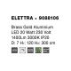 Lampadare - Lampa LED podea/tavan design modern deosebit ELETTRA auriu