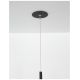 Lampadare - Lampa LED podea incastrabila in tavan design modern deosebit ELETTRA negru