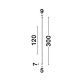 Lampadare - Lampa LED podea incastrabila in tavan design modern deosebit ELETTRA negru