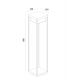 Stalpi - Stalp LED iluminat exterior IP65, design modern Baker Street