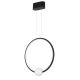 Pendule, Lustre suspendate - Lustra LED dimabila cu telecomanda design modern Celia negru
