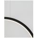 Pendule, Lustre suspendate - Lustra LED dimabila cu telecomanda design modern Celia negru