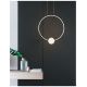 Pendule, Lustre suspendate - Lustra LED dimabila cu telecomanda design modern Celia negru