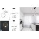 Pendule, Lustre suspendate - Lustra LED dimabila cu telecomanda design modern Celia negru