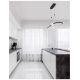 Pendule, Lustre suspendate - Lustra LED dimabila cu telecomanda design modern Celia negru