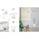 Pendule, Lustre suspendate - Lustra LED dimabila cu telecomanda design modern Celia negru