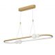 Pendule, Lustre suspendate - Lustra LED dimabila cu telecomanda design modern Celia auriu