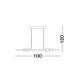 Pendule, Lustre suspendate - Lustra LED dimabila cu telecomanda design modern Celia auriu