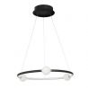 Lustra LED dimabila cu telecomanda design modern Celia negru