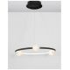 Pendule, Lustre suspendate - Lustra LED dimabila cu telecomanda design modern Celia negru