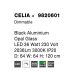 Pendule, Lustre suspendate - Lustra LED dimabila cu telecomanda design modern Celia negru