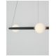 Pendule, Lustre suspendate - Lustra LED dimabila cu telecomanda design modern Celia negru