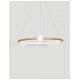 Pendule, Lustre suspendate - Lustra LED dimabila cu telecomanda design modern Celia auriu