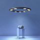 Pendule, Lustre suspendate - Lustra suspendata LED design tehnic Fad negru