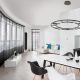 Pendule, Lustre suspendate - Lustra suspendata LED design tehnic Fad negru