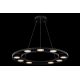 Pendule, Lustre suspendate - Lustra suspendata LED design tehnic Fad negru