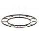 Pendule, Lustre suspendate - Lustra suspendata LED design tehnic Fad negru