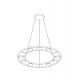 Pendule, Lustre suspendate - Lustra suspendata LED design tehnic Fad negru