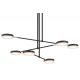 Candelabre, Lustre - Lustra LED design tehnic Fad negru