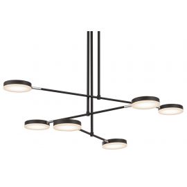 Candelabre, Lustre - Lustra LED design tehnic Fad negru
