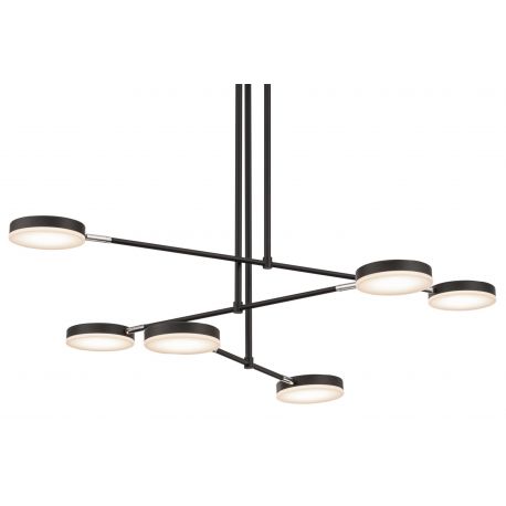Candelabre, Lustre - Lustra LED design tehnic Fad negru