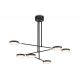 Candelabre, Lustre - Lustra LED design tehnic Fad negru