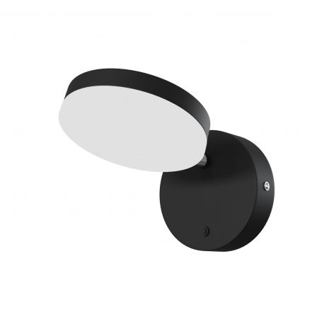 Aplice, corpuri de iluminat pentru pereti - Aplica de perete LED design tehnic Fad negru