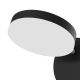 Aplice, corpuri de iluminat pentru pereti - Aplica de perete LED design tehnic Fad negru