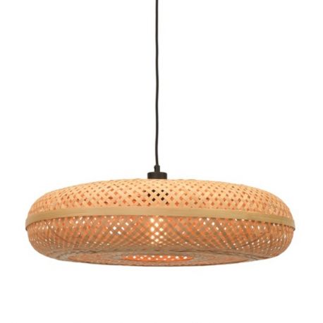 Pendule, Lustre suspendate - Lustra suspendata eco din bambus Palawan natur, 60x15cm