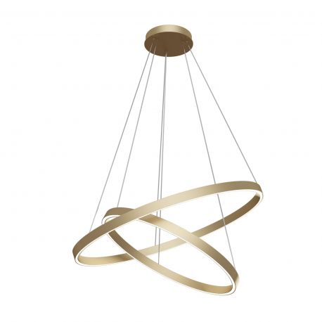 Pendule, Lustre suspendate - Lustra suspendata LED design tehnic Rim alama
