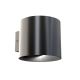 Aplica de perete design tehnic Rond negru