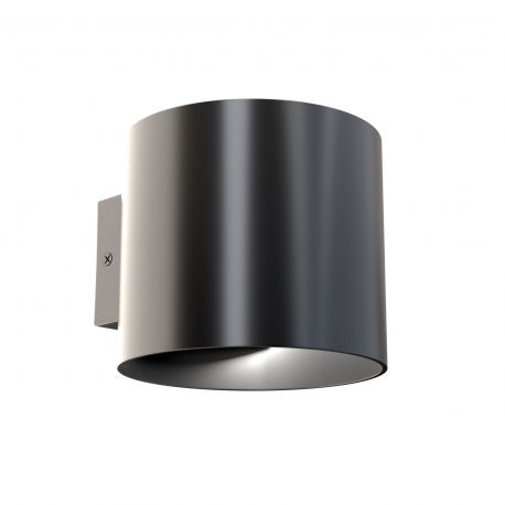 Aplice, corpuri de iluminat pentru pereti - Aplica de perete design tehnic Rond negru