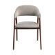 Scaune - Scaun cu brate tapitat design italian Nogal