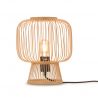 Veioza, lampa de masa eco din bambus Cango natur, 30x26cm