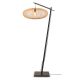 Lampadare - Lampadar eco din bambus Cango negru/ natur, 60x25cm