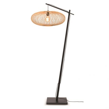 Lampadare - Lampadar eco din bambus Cango negru/ natur, 60x25cm